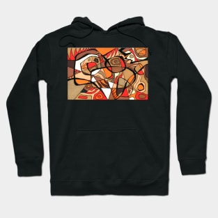 Browns and Oranges Hoodie